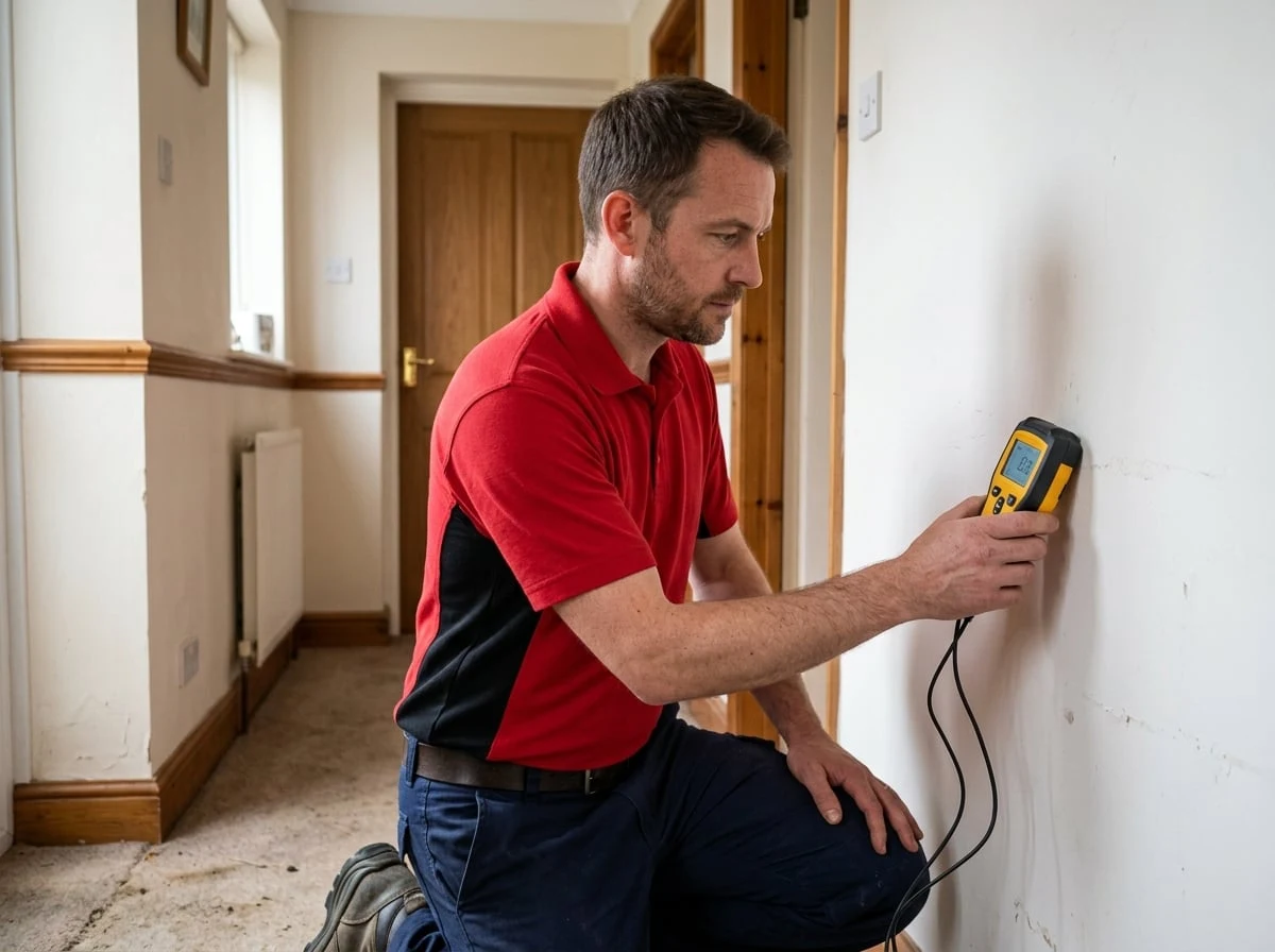 Loughton Plumbers engineer using leak detection equipment in Loughton